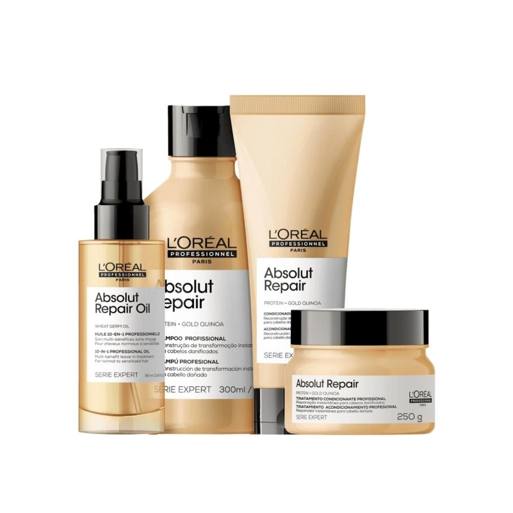 L'Oreal - Absolut Repair Gold Quinoa Kit - 4 Produtos — L'Oréal | Farmácia Resyla