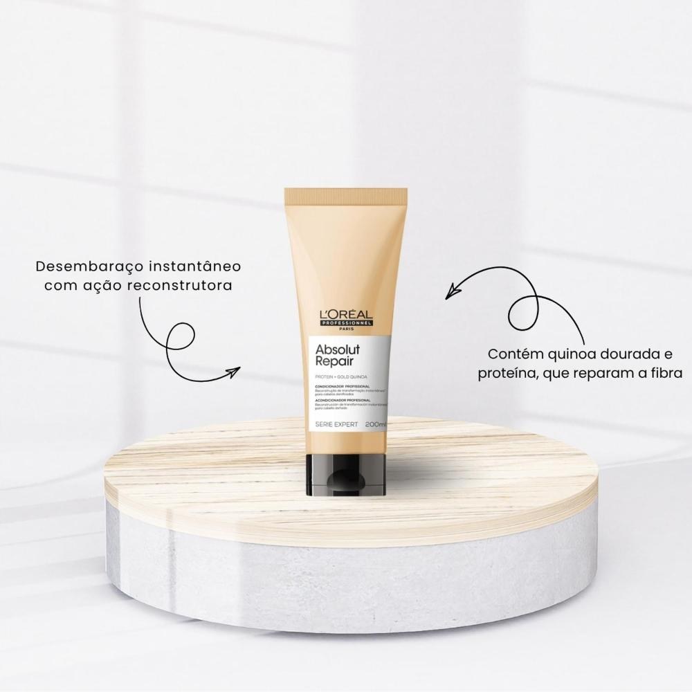 L'Oreal - Absolut Repair Gold Quinoa Kit - 4 Produtos — imagem 3 | Farmácia Resyla