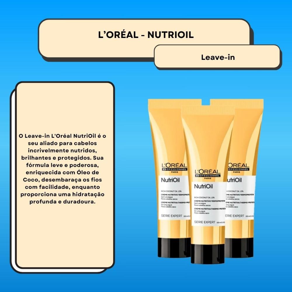 L'Oréal NutriOil - Kit 3 Leave-in - 150ml cada — imagem 3 | Farmácia Resyla