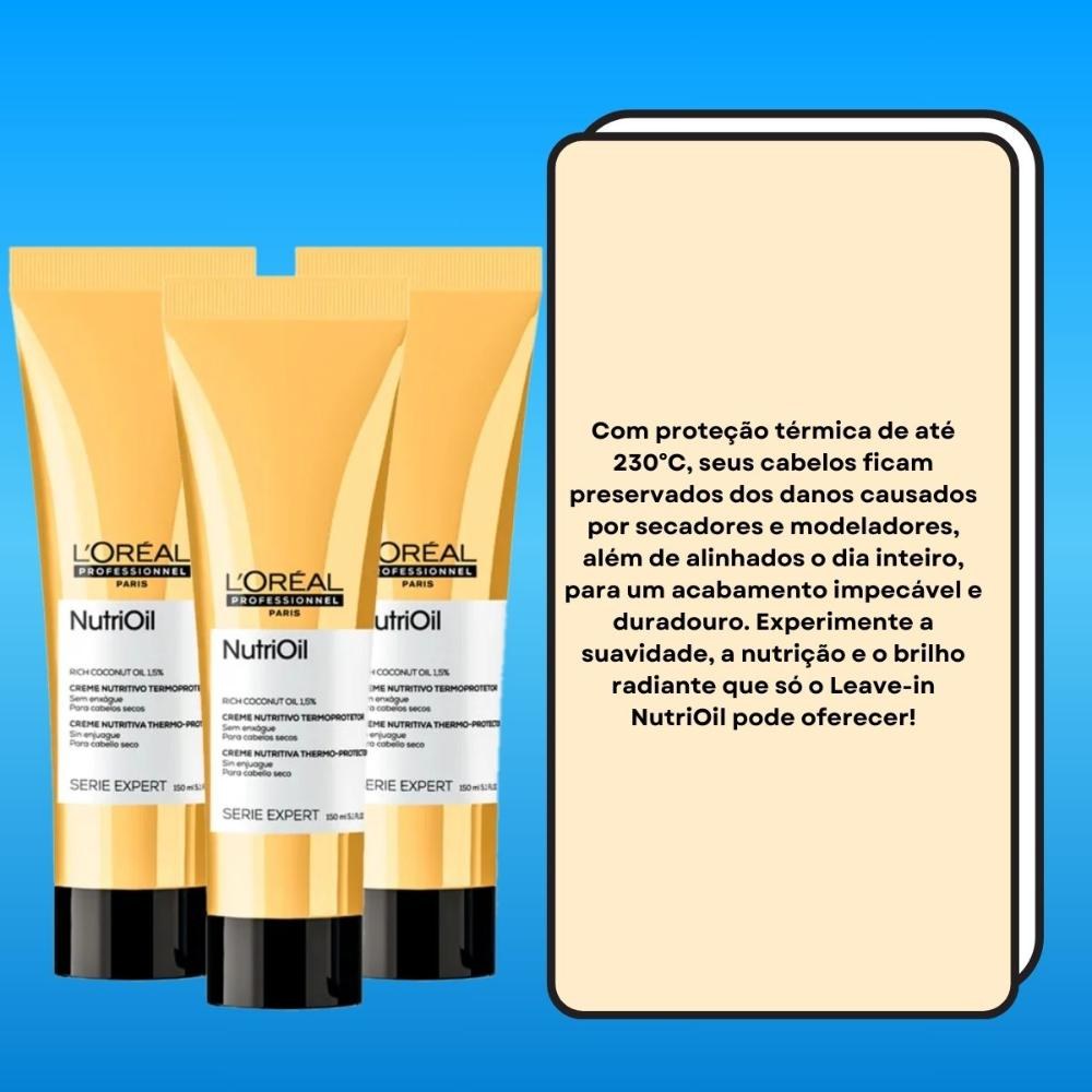 L'Oréal NutriOil - Kit 3 Leave-in - 150ml cada — imagem 4 | Farmácia Resyla