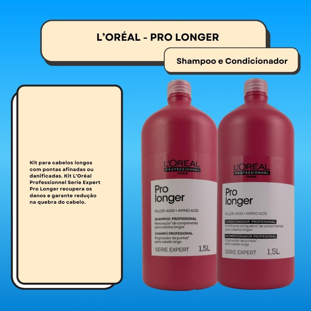 L'Oréal Pro Longer - Kit Shampoo + Condicionador 1,5L cada — imagem 2 | Farmácia Resyla
