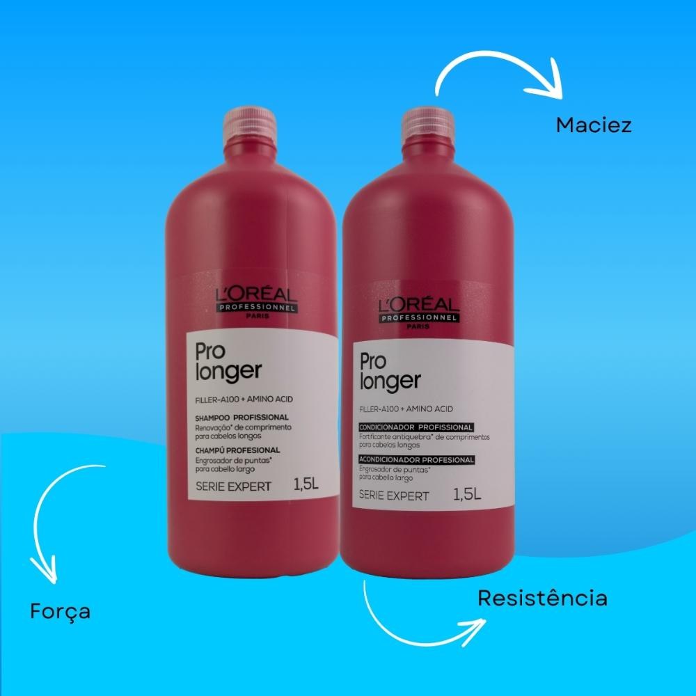 L'Oréal Pro Longer - Kit Shampoo + Condicionador 1,5L cada — imagem 4 | Farmácia Resyla