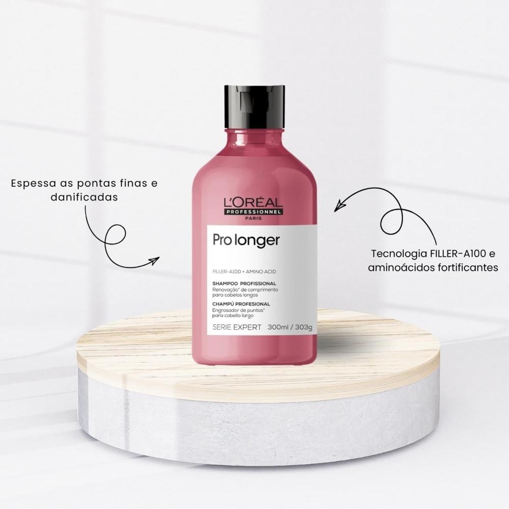 L'Oréal - Pro Longer Kit Shampoo e Máscara - 300ml/250ml — imagem 3 | Farmácia Resyla
