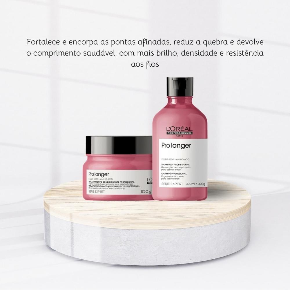L'Oréal - Pro Longer Kit Shampoo e Máscara - 300ml/250ml — imagem 4 | Farmácia Resyla