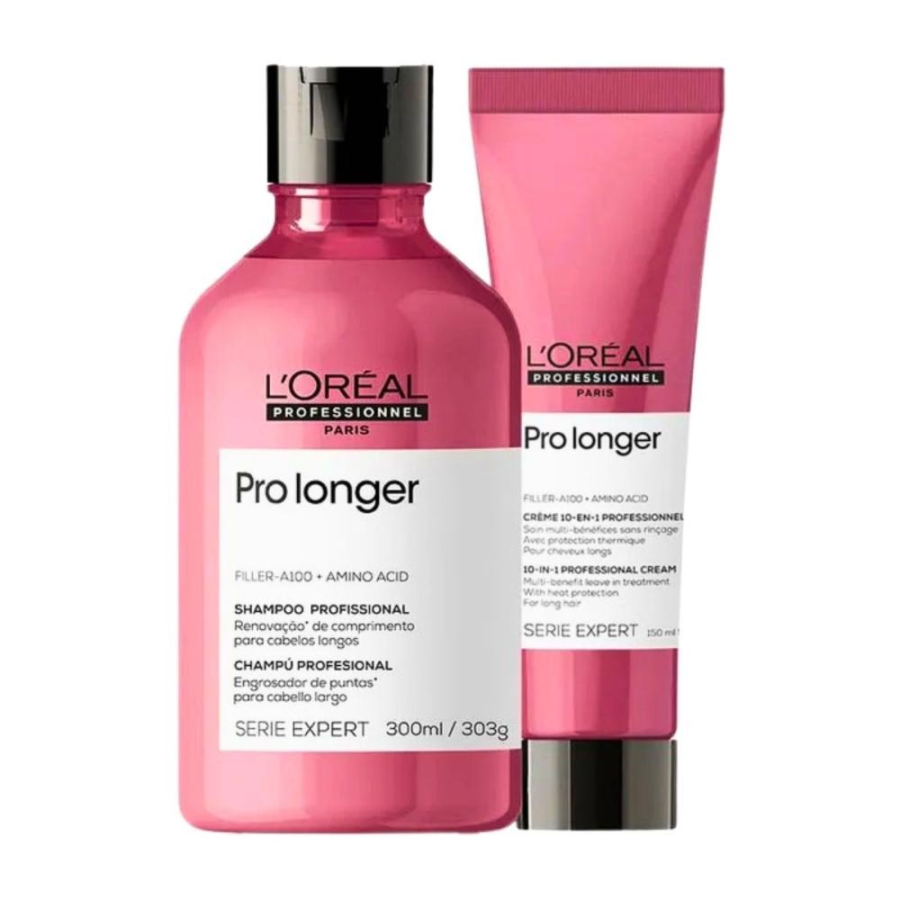 L'Oréal Pro Longer - Shampoo 300ml + Leave-in 150ml — L'Oréal | Farmácia Resyla