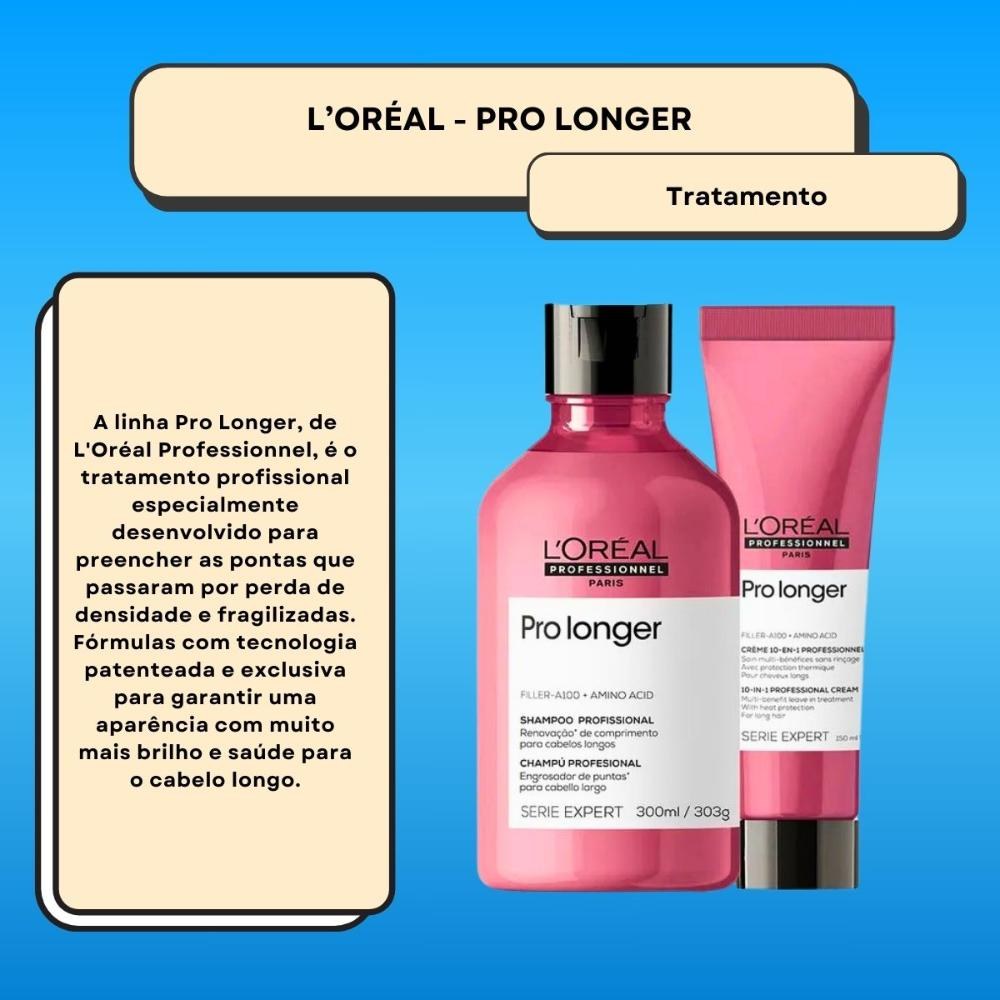 L'Oréal Pro Longer - Shampoo 300ml + Leave-in 150ml — imagem 2 | Farmácia Resyla
