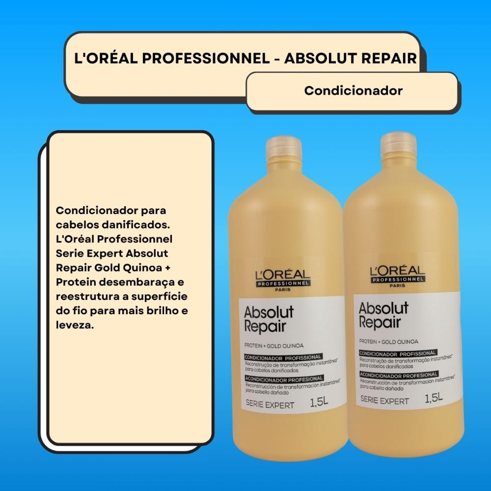 L'Oréal Professionnel Absolut Gold Kit - 2 Condicionadores 1,5L — imagem 2 | Farmácia Resyla