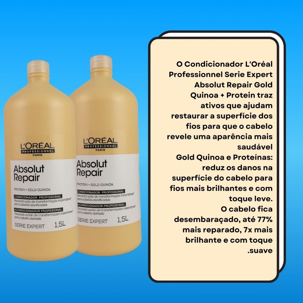 L'Oréal Professionnel Absolut Gold Kit - 2 Condicionadores 1,5L — imagem 3 | Farmácia Resyla