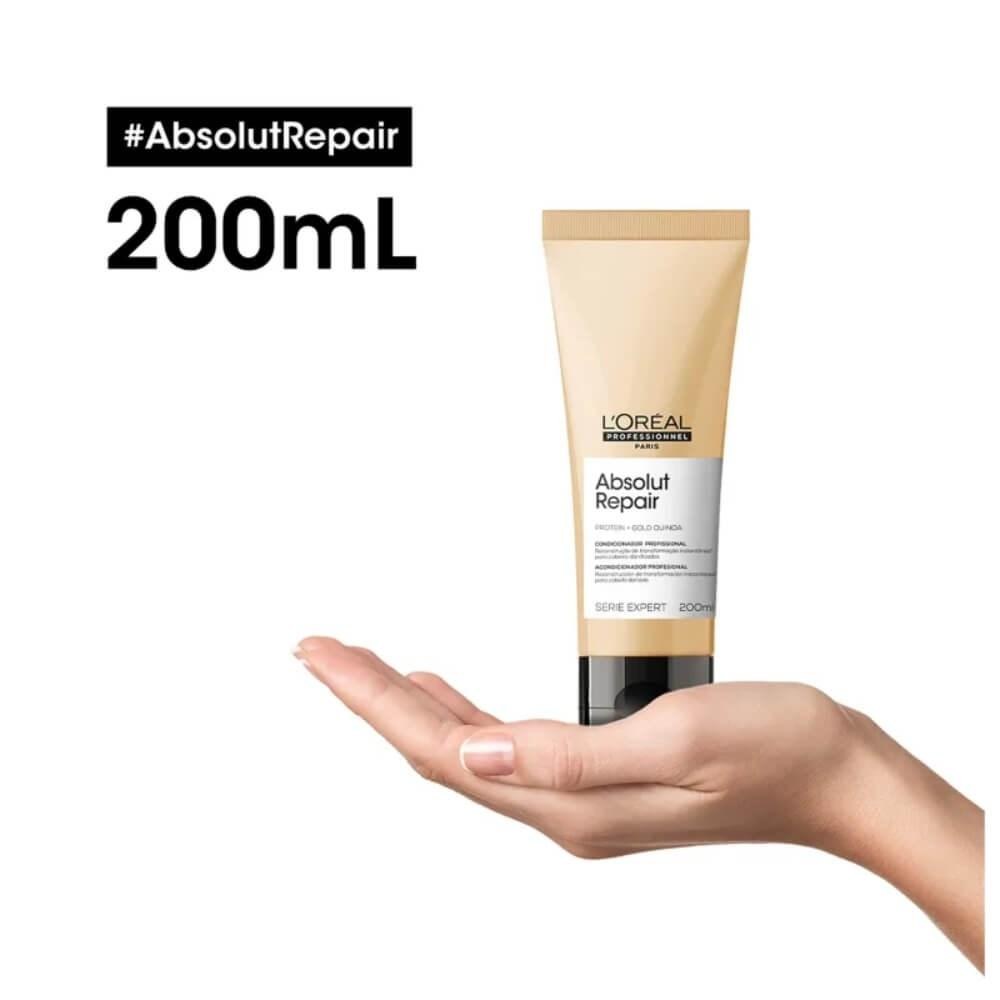 L'Oréal Professionnel Absolut Repair Gold Quinoa Condicionador - 200ml — imagem 3 | Farmácia Resyla