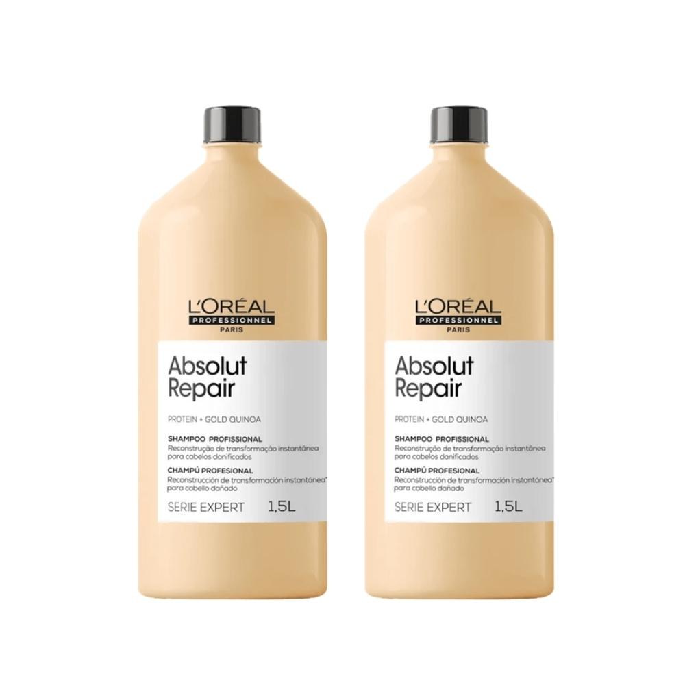 L'Oréal Professionnel Absolut Repair Gold Quinoa Kit - 2 Shampoos 1,5L — L'Oréal | Farmácia Resyla