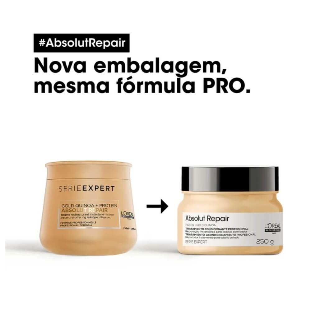 L'Oréal Professionnel Absolut Repair Gold Quinoa Máscara 250g — imagem 4 | Farmácia Resyla