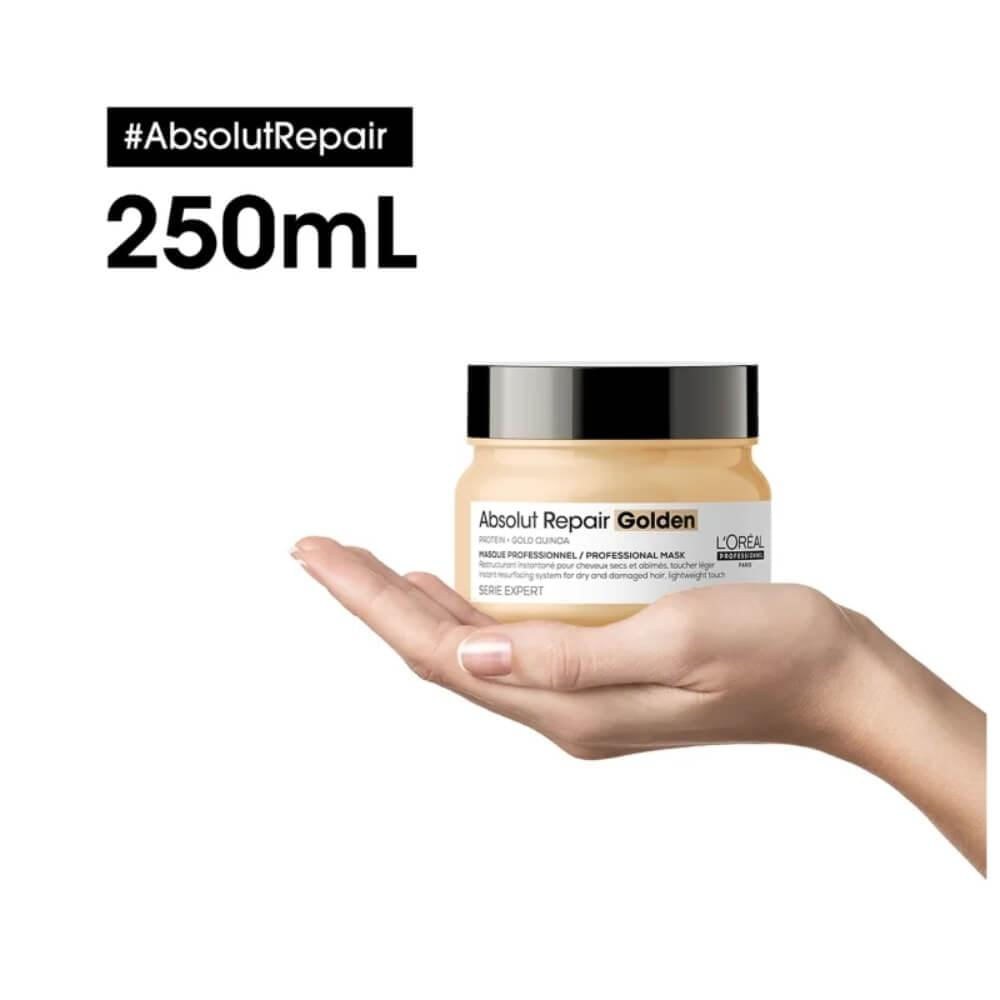 L'Oréal Professionnel Absolut Repair Gold Quinoa Máscara Toque Leve 250g — imagem 3 | Farmácia Resyla