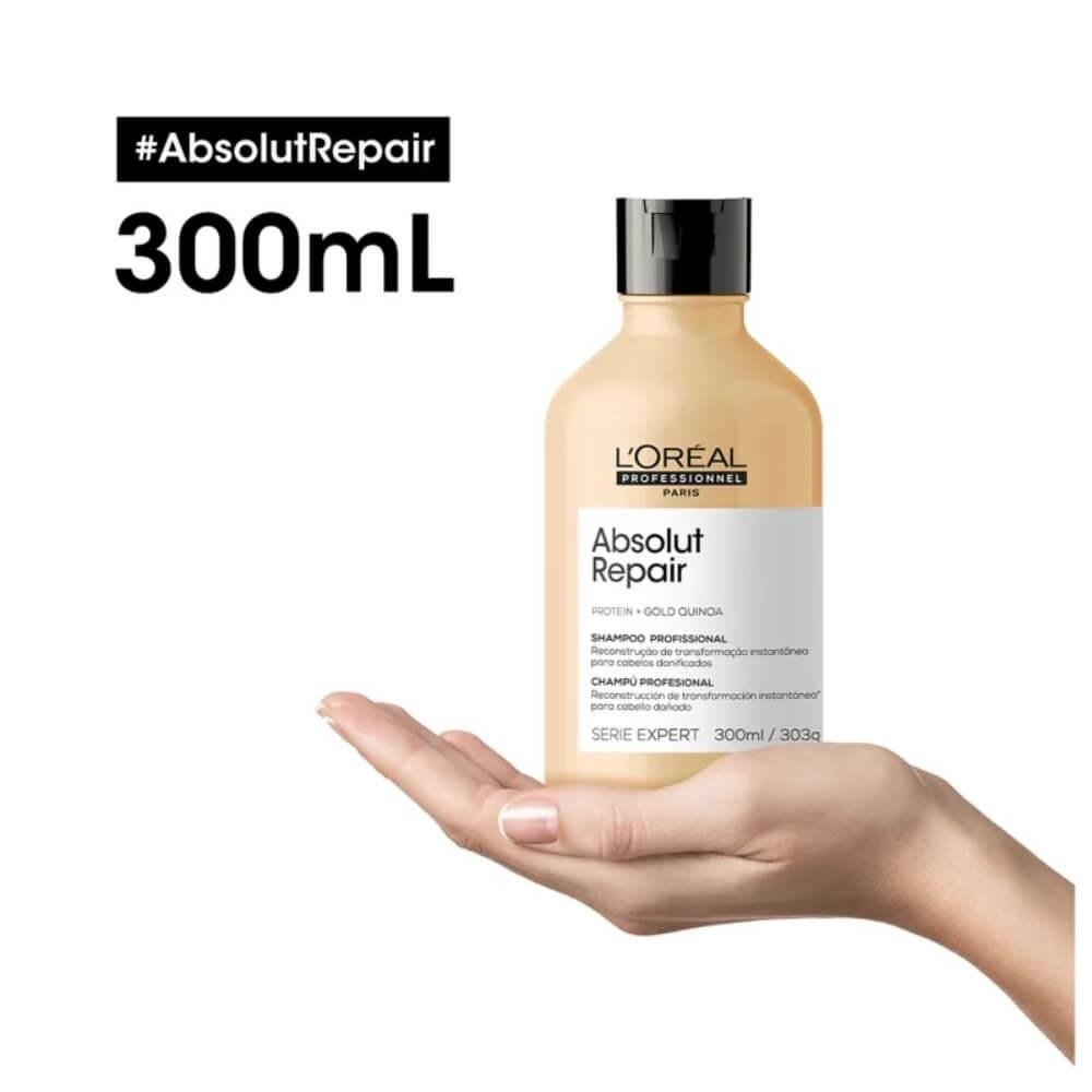 L'Oréal Professionnel Absolut Repair Gold Quinoa Shampoo 300ml — imagem 3 | Farmácia Resyla