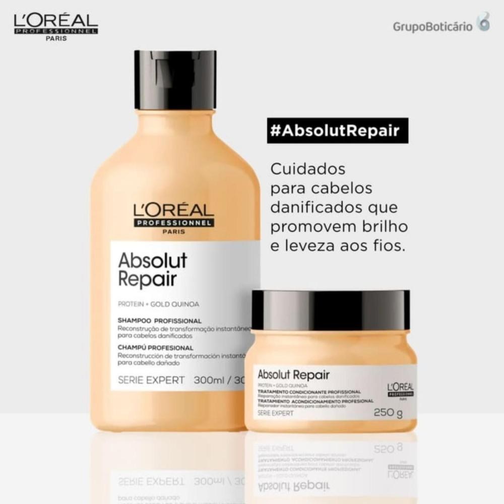 L'Oréal Professionnel - Absolut Repair Kit Shampoo e Máscara — imagem 4 | Farmácia Resyla