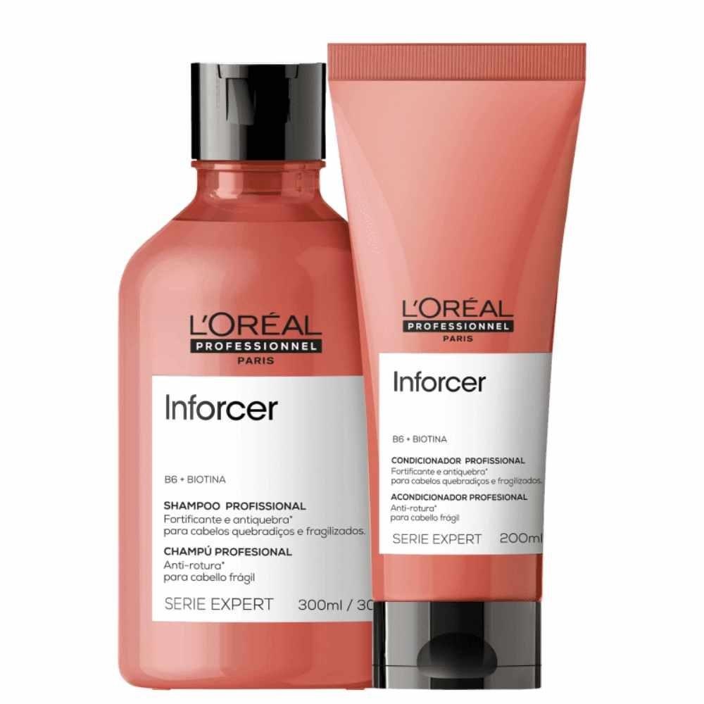 L'Oréal Professionnel Inforcer - Shampoo 300ml + Condicionador 200ml + Máscara 250ml — L'Oréal | Farmácia Resyla