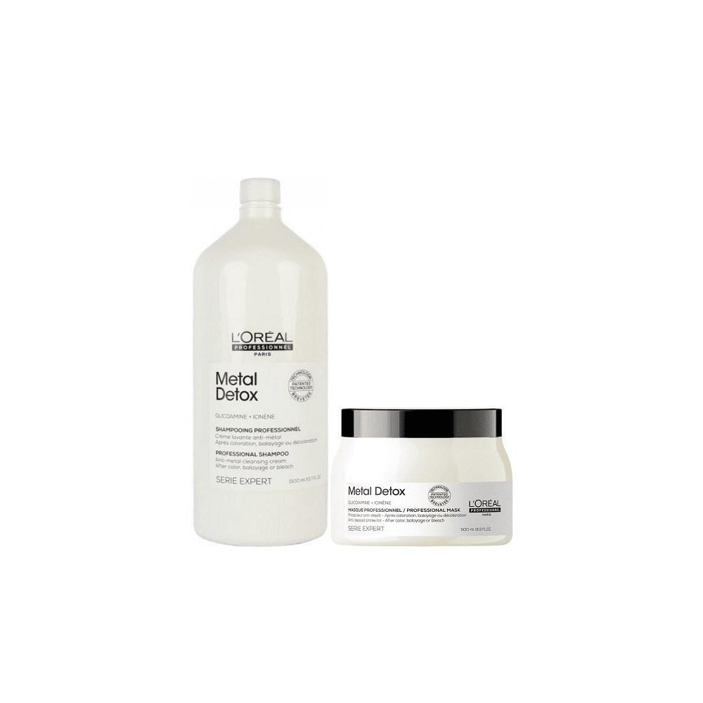 L'Oréal Professionnel Metal Detox Shampoo 1,5L + Máscara 500g — L'Oréal | Farmácia Resyla