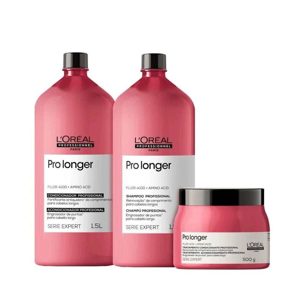 L'Oréal Professionnel Pro Longer Shampoo + Condicionador 1,5L + Máscara 500g — L'Oréal | Farmácia Resyla