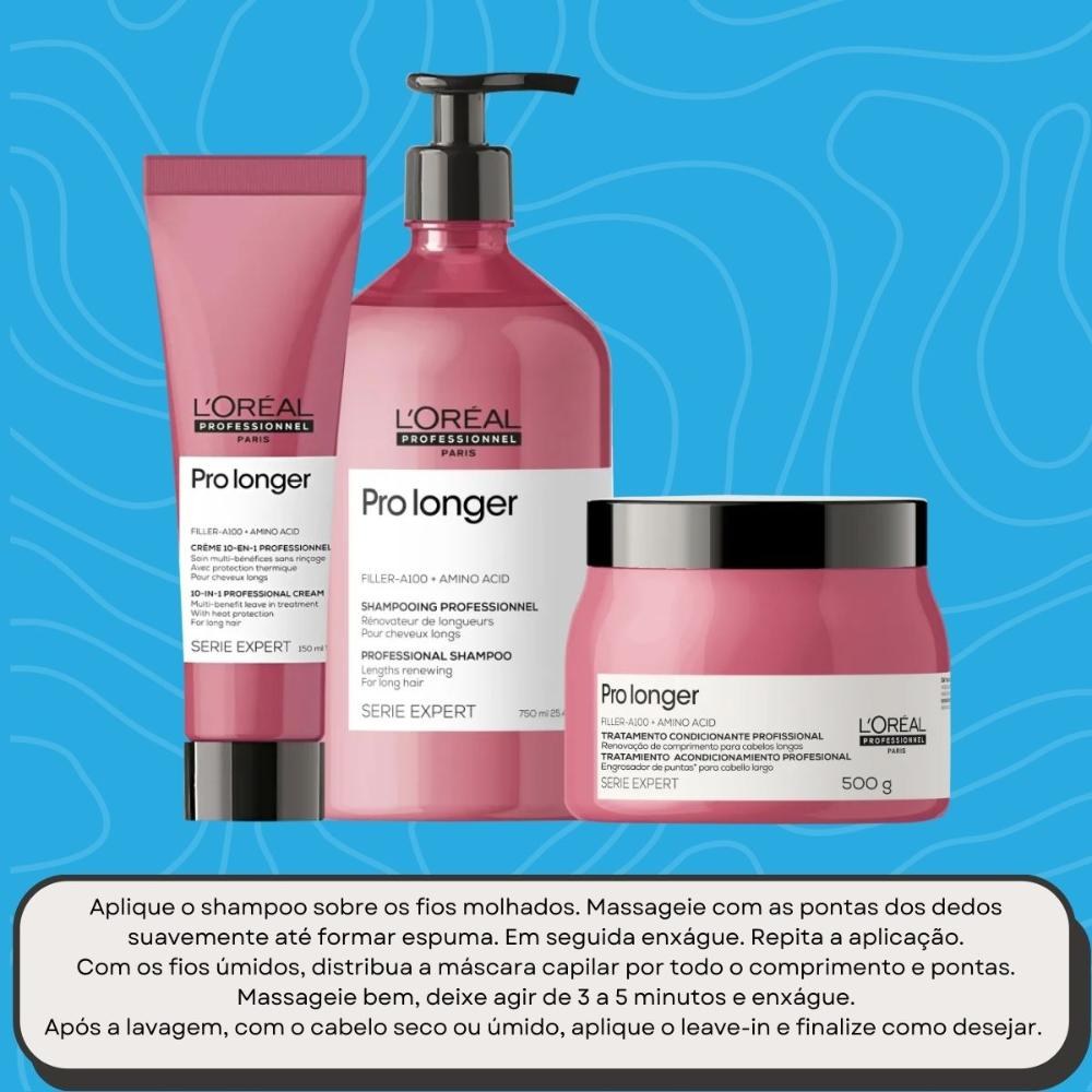 L'Oréal Professionnel - Serie Expert Pro Longer Preenchimento de Pontas - Kit Tratamento Capilar - 3 Produtos — imagem 4 | Farmácia Resyla