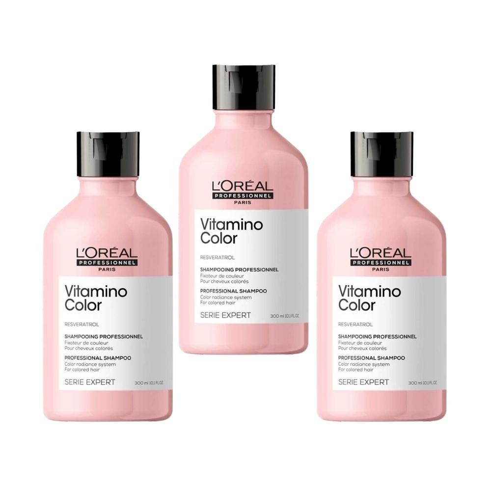 L'Oréal Professionnel Vitamino Color - Kit 3 Shampoo 300ml — imagem 2 | Farmácia Resyla