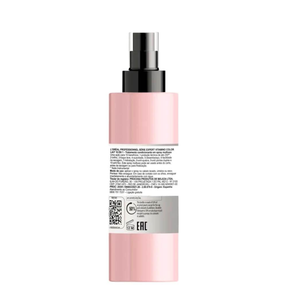 L'Oréal Professionnel Vitamino Color Leave-In 10 In1 Spray 190ml — imagem 2 | Farmácia Resyla