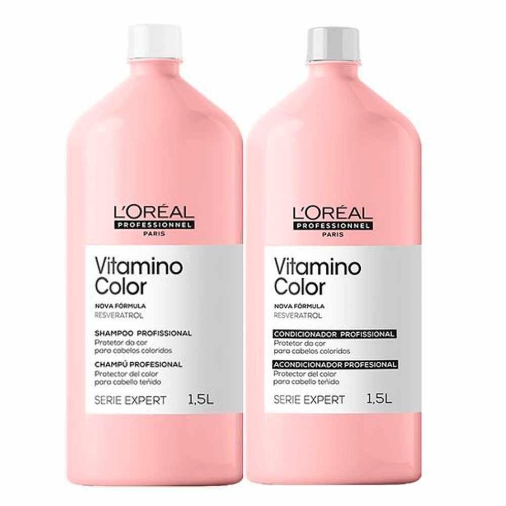 L'Oréal Professionnel Vitamino Color Shampoo + Condicionador 1,5L — L'Oréal | Farmácia Resyla