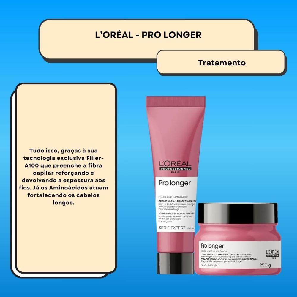 L'Oréal Serie Expert Pro Longer - Kit Máscara 250g + Leave-in 150ml — imagem 2 | Farmácia Resyla