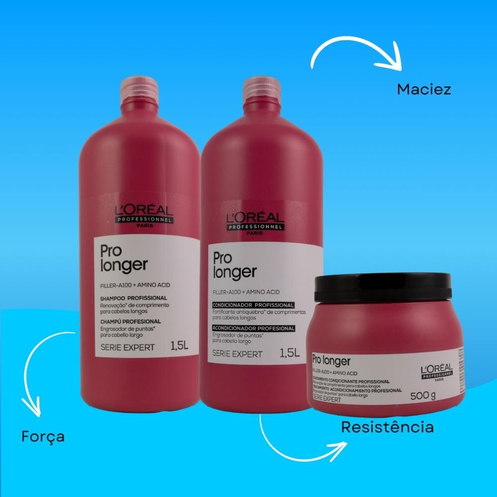 L'Oréal Serie Expert Pro Longer - Kit Salão (3 Produtos) — imagem 4 | Farmácia Resyla