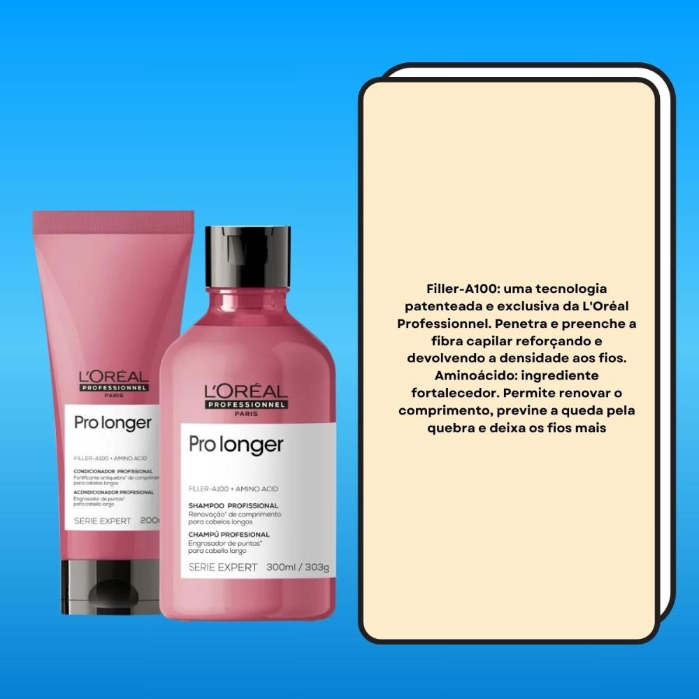 L'Oréal Serie Expert Pro Longer - Shampoo 300ml + Condicionador 200ml — imagem 3 | Farmácia Resyla