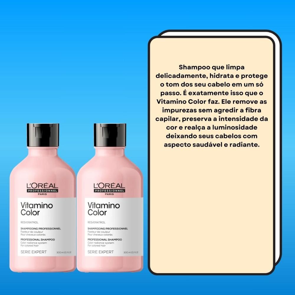 L'Oréal Vitamino Color - Kit 2 Shampoos - 300ml cada — imagem 4 | Farmácia Resyla