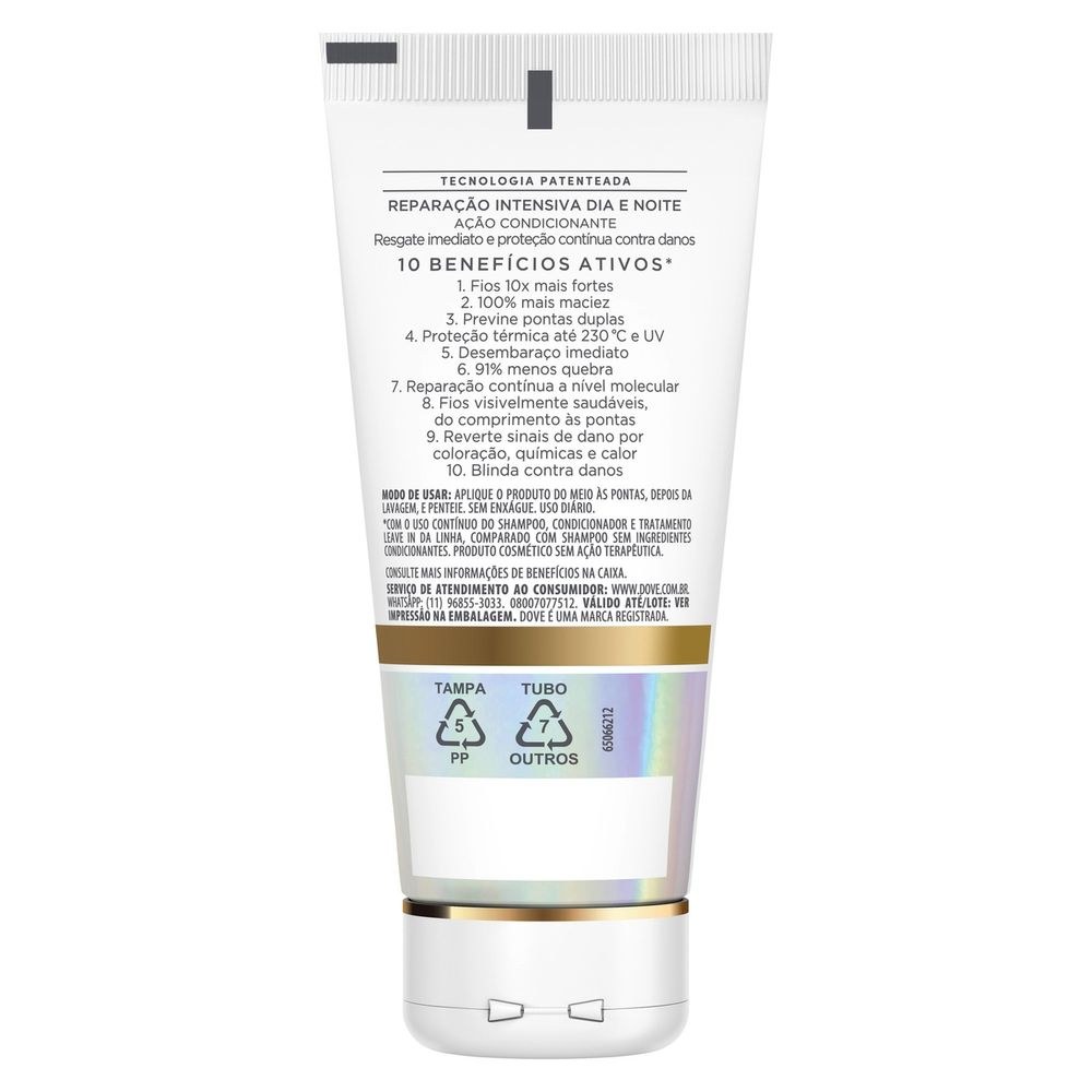 Leave-in Dove Bond Repair + Peptídeo 50ml — imagem 3 | Farmácia Resyla