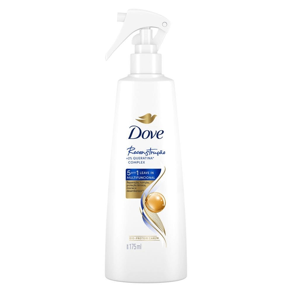 Leave-in Multifuncional Dove Reconstrução + 2% Queratina Complex 5 em 1 Spray 175ml — imagem 2 | Farmácia Resyla