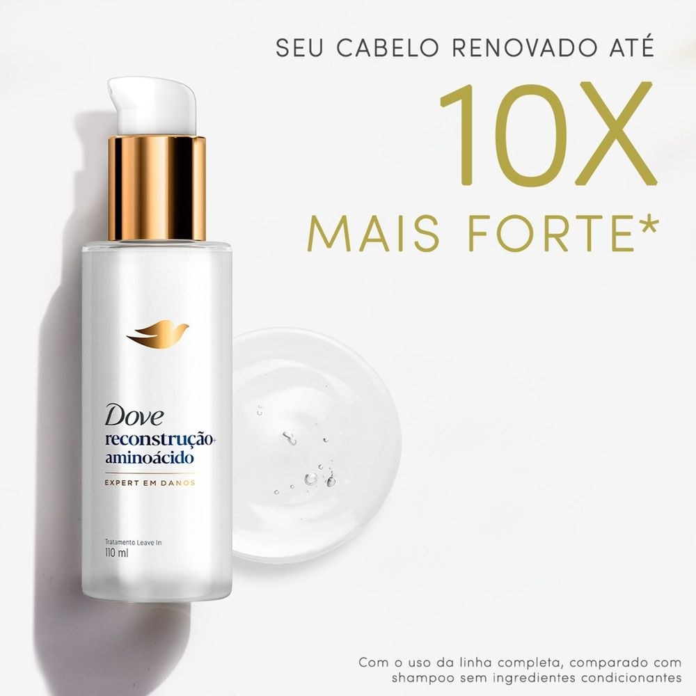 Leave-In Tratamento Dove Reconstrução + Aminoácido 110ml — imagem 4 | Farmácia Resyla