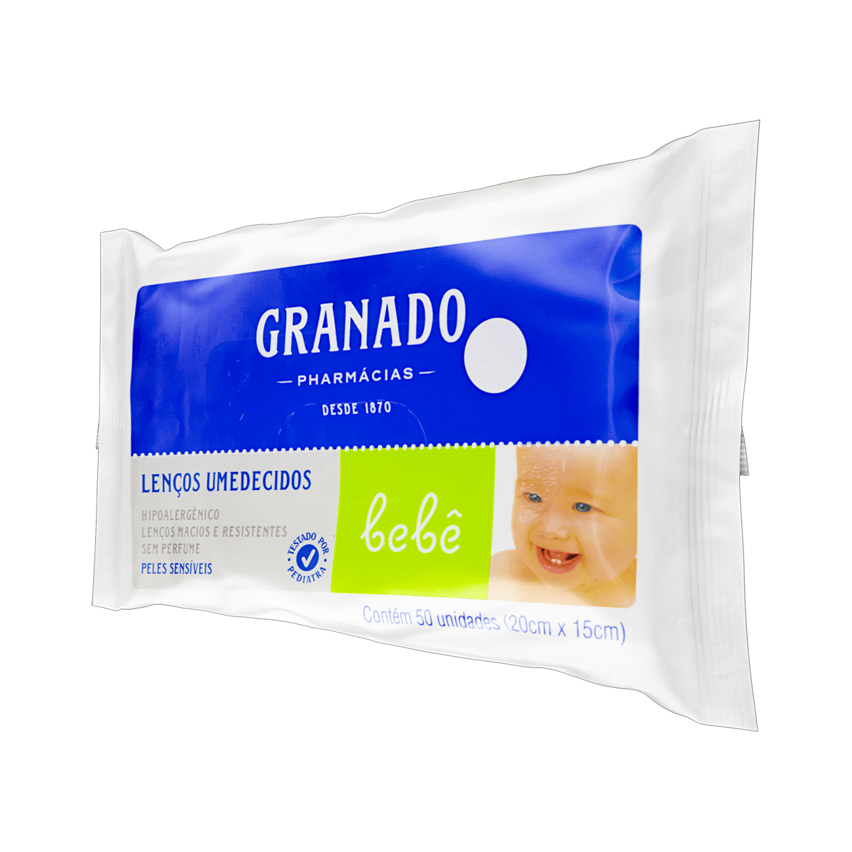 Lenços Umedecidos Granado Bebê Pele Sensível 50 Unidades — imagem 2 | Farmácia Resyla