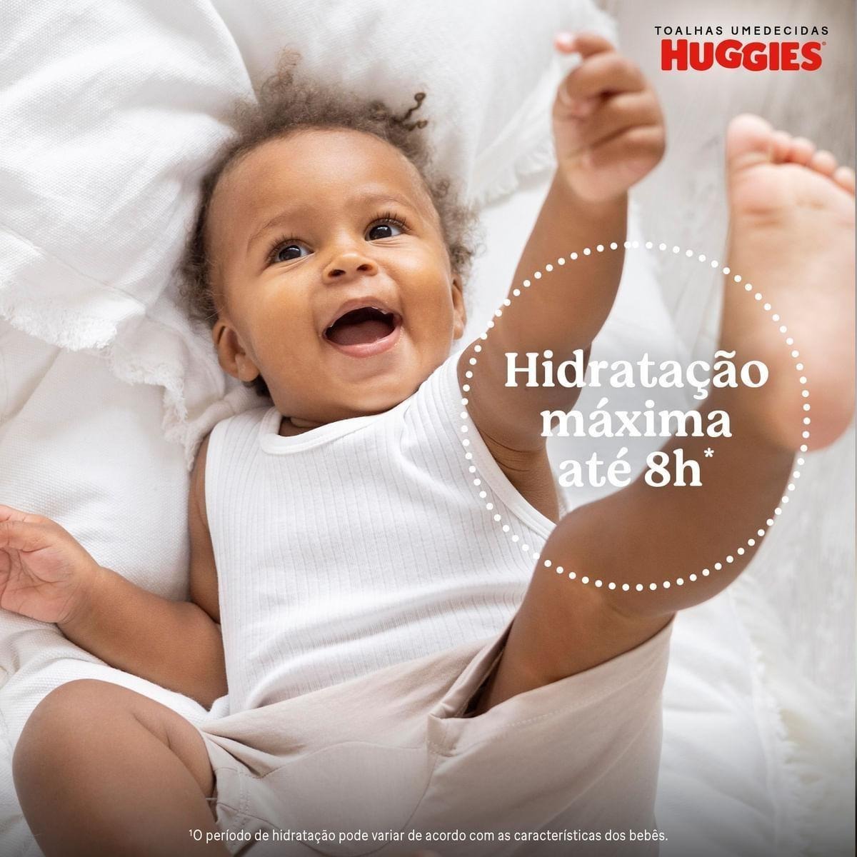 Lenços Umedecidos Huggies Hidratação e Nutrição Contra Assaduras 192 Unidades — imagem 4 | Farmácia Resyla