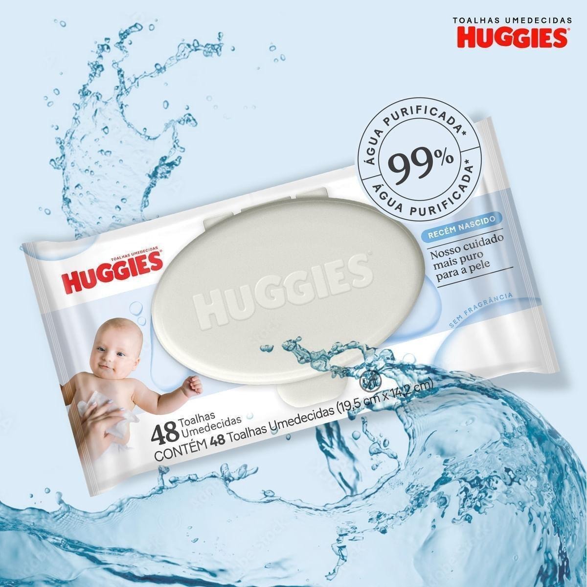 Lenços Umedecidos Huggies Recém-Nascido Sem Fragrância 192 Unidades — imagem 4 | Farmácia Resyla