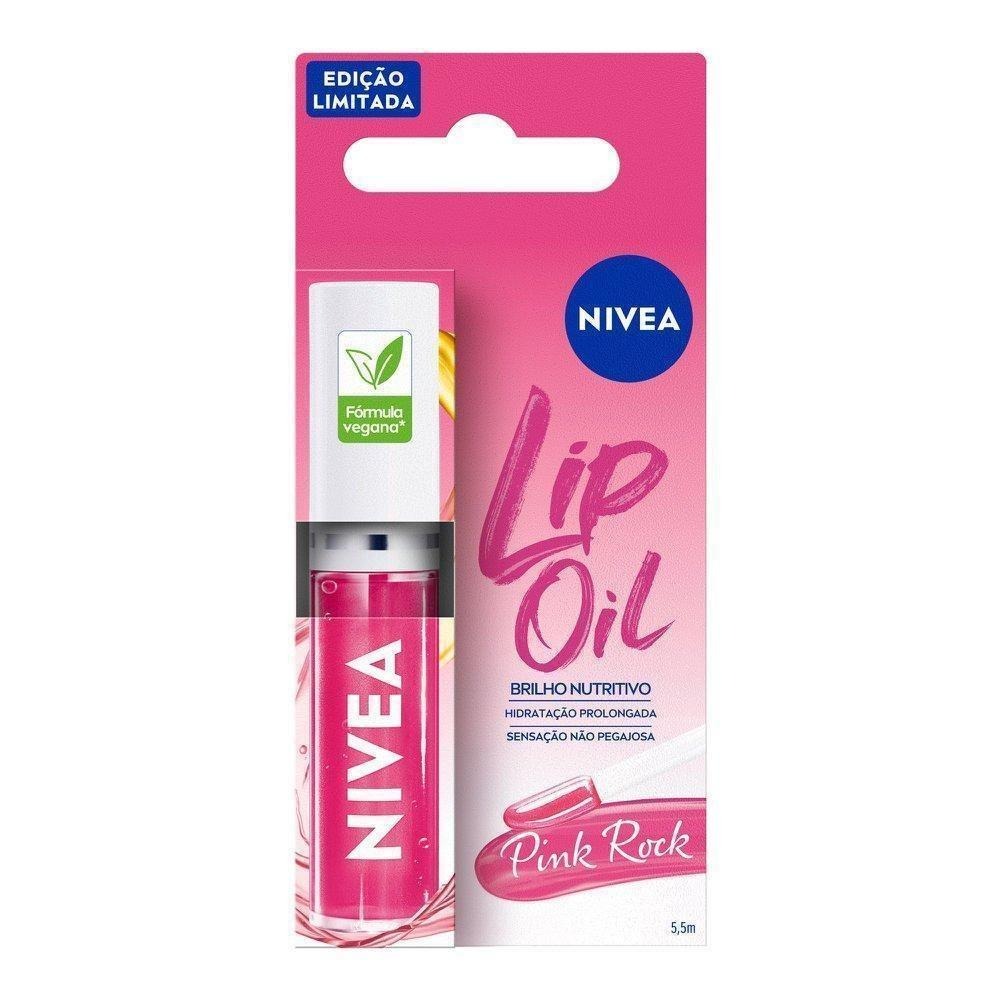 Lip OIl Nivea Brilho Nutritivo Pink Rock 5,5ml — imagem 2 | Farmácia Resyla