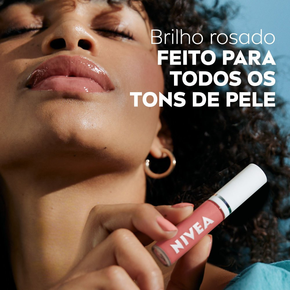 Lip OIl Nivea Brilho Nutritivo Rosé 5,5ml — imagem 4 | Farmácia Resyla