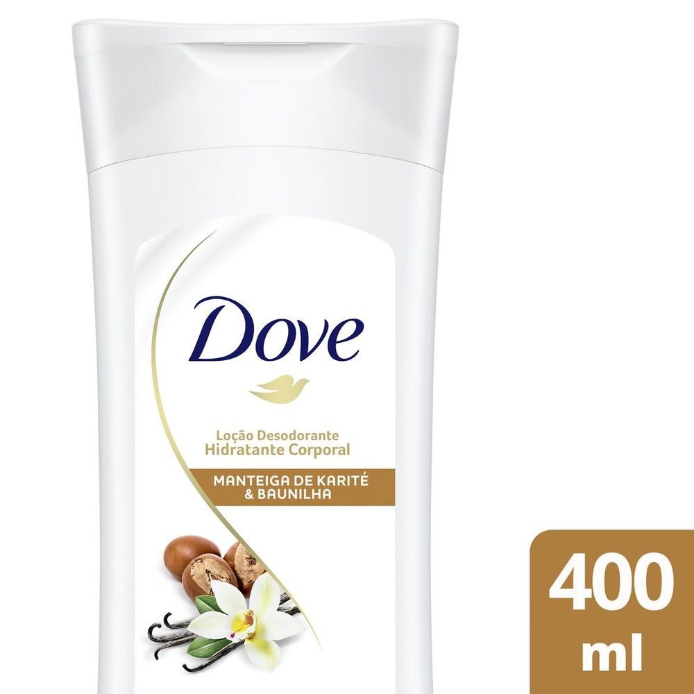 Loção Corporal Dove Nutrição Intensiva com Manteiga de Karité e Baunilha 400ml — Dove | Farmácia Resyla