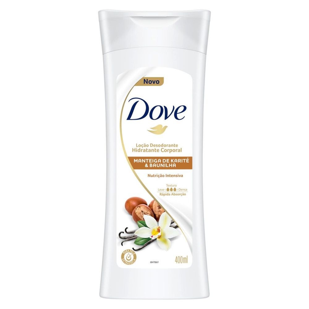 Loção Corporal Dove Nutrição Intensiva com Manteiga de Karité e Baunilha 400ml — imagem 2 | Farmácia Resyla