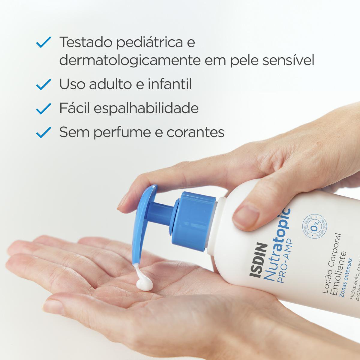 Loção Corporal ISDIN Nutratopic Pro-AMP Pele Atópica 400ml — imagem 4 | Farmácia Resyla