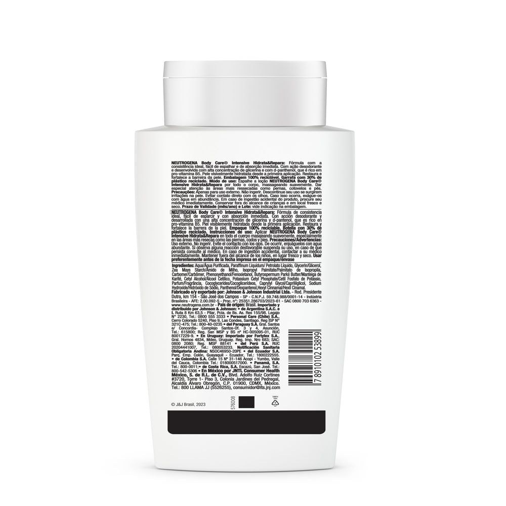 Loção Corporal Neutrogena Body Care Intensive Hidrata e Repara 200ml — imagem 2 | Farmácia Resyla