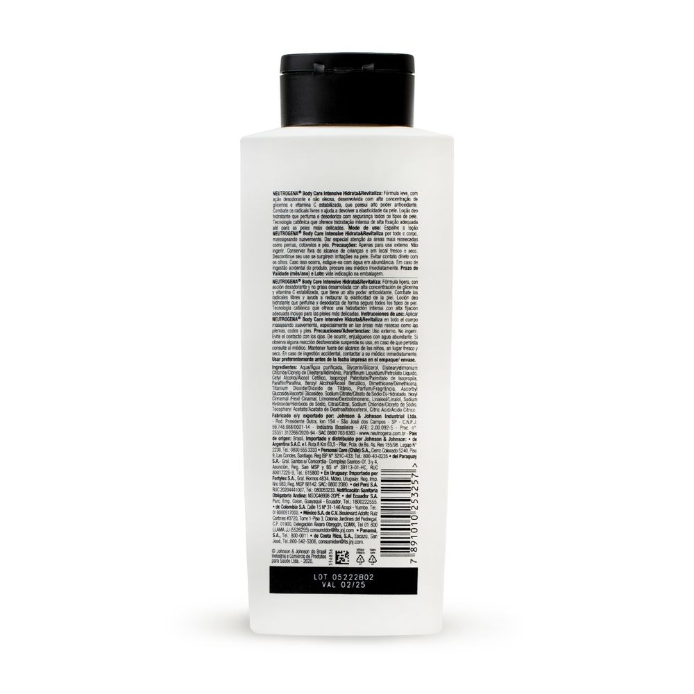 Loção Corporal Neutrogena Body Care Intensive Hidrata e Revitaliza 400ml — imagem 3 | Farmácia Resyla