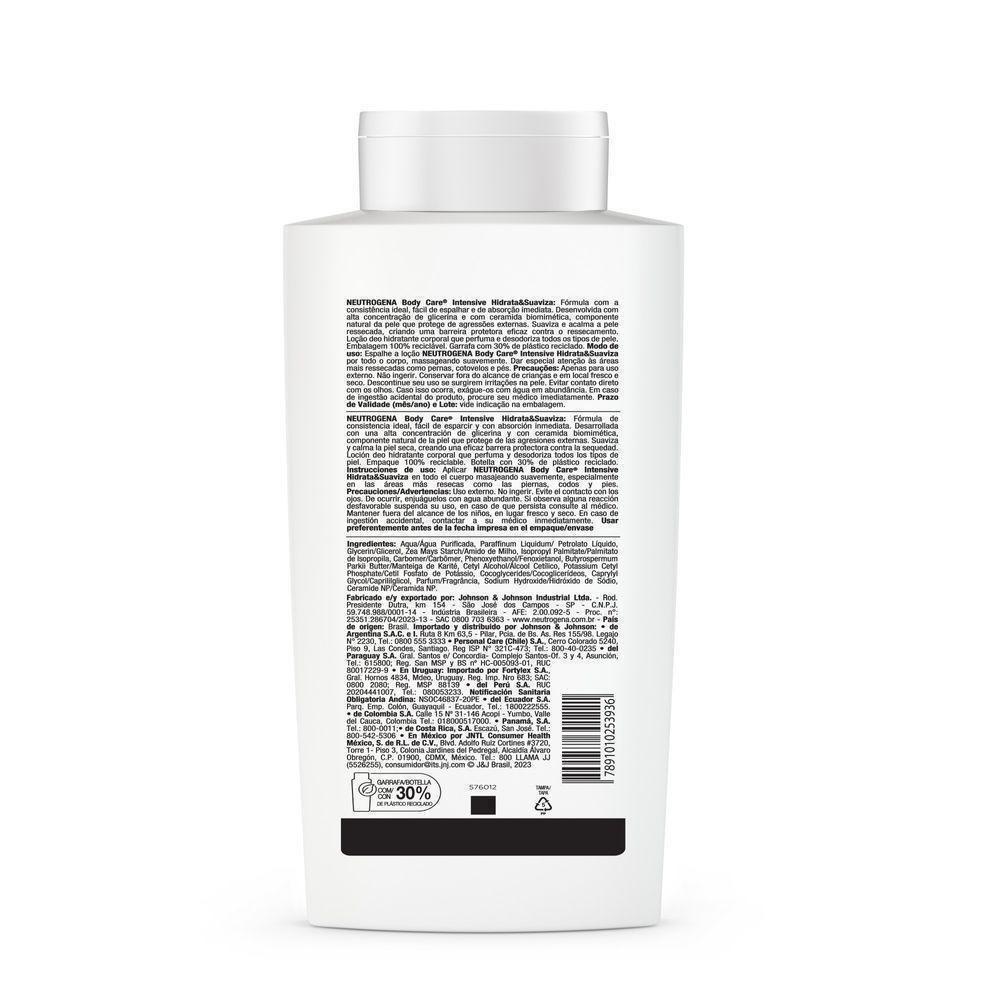 Loção Corporal Neutrogena Body Care Intensive Hidrata e Suaviza com Ceramidas 400ml — imagem 2 | Farmácia Resyla