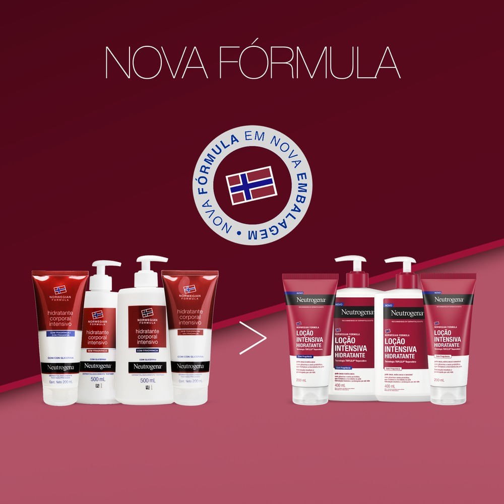 Loção Corporal Neutrogena Norwegian Formula Hidratante Intensiva Sem Fragrância 400ml — imagem 4 | Farmácia Resyla