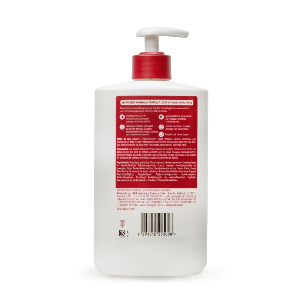 Loção Corporal Neutrogena Norwegian Formula Intensiva com Fragrância 400ml — imagem 4 | Farmácia Resyla