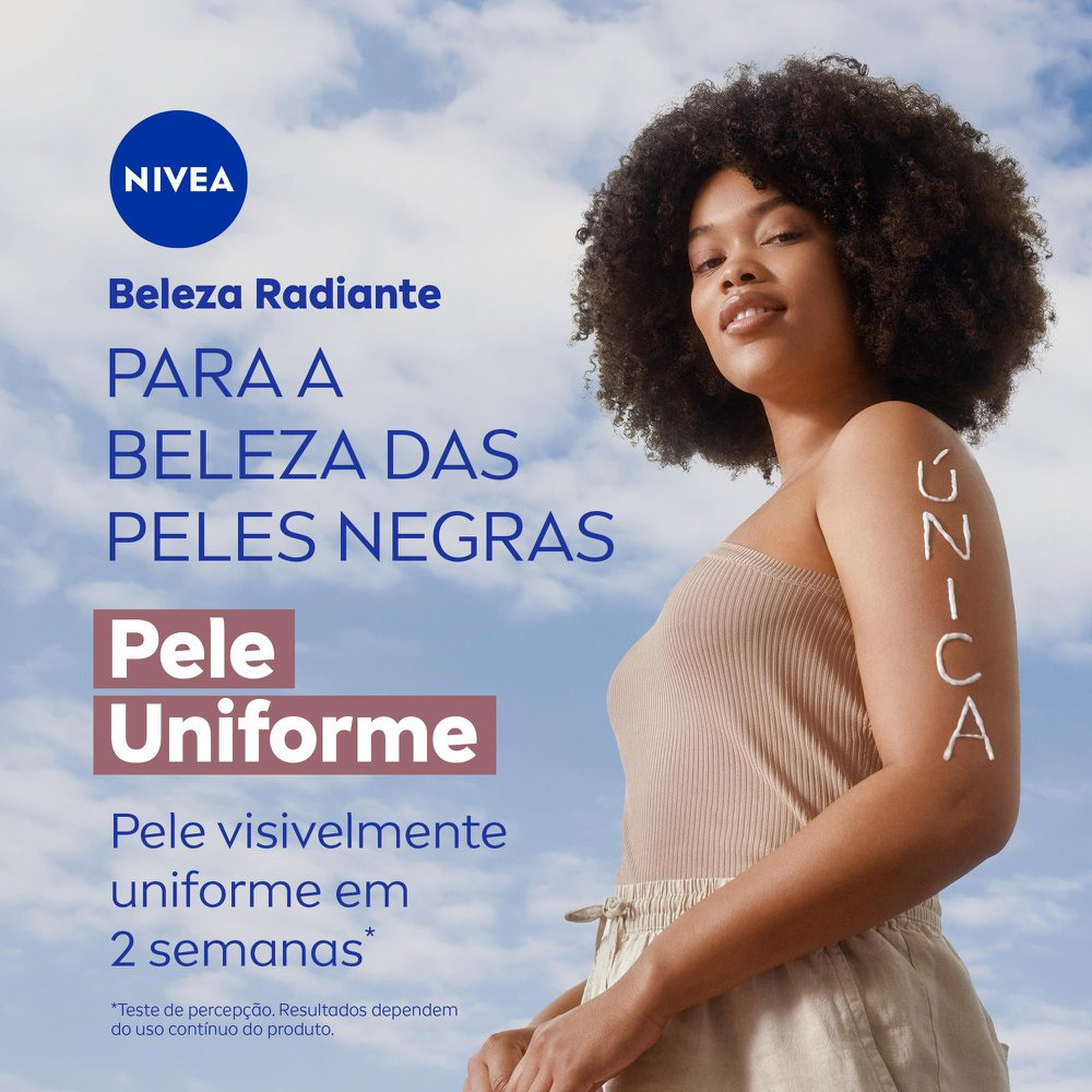 Loção Corporal Nivea Beleza Radiante Pele Uniforme FPS 15 200ml — imagem 2 | Farmácia Resyla