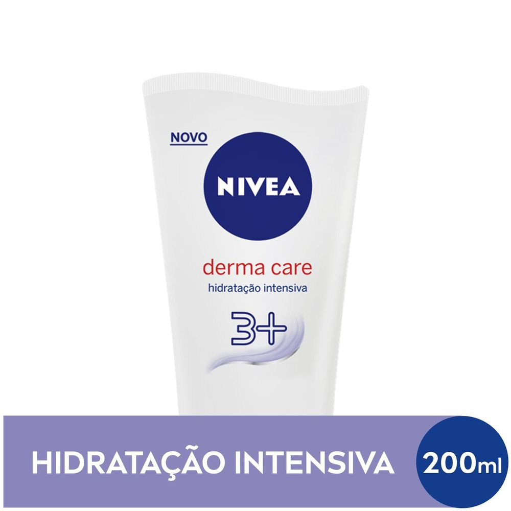 Loção Corporal Nivea Derma Care Hidratação Intensiva 3+ 200ml — Nivea | Farmácia Resyla