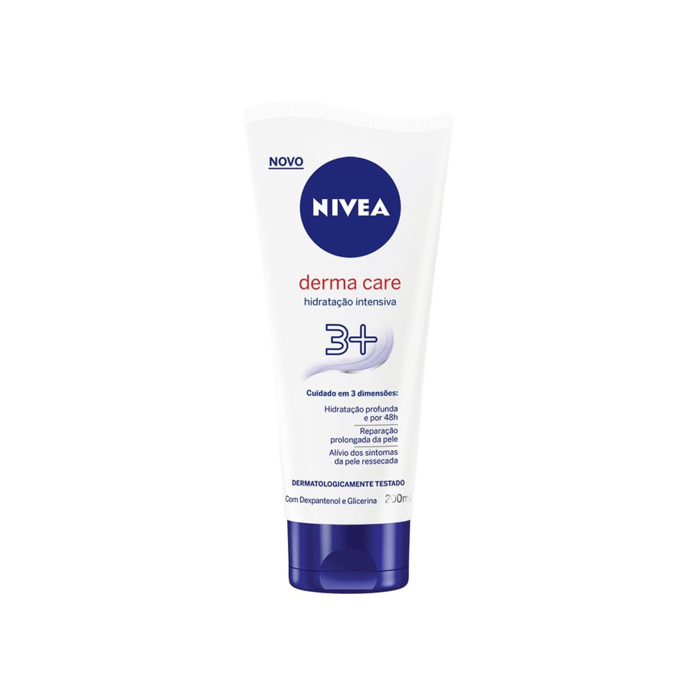 Loção Corporal Nivea Derma Care Hidratação Intensiva 3+ 200ml — imagem 2 | Farmácia Resyla