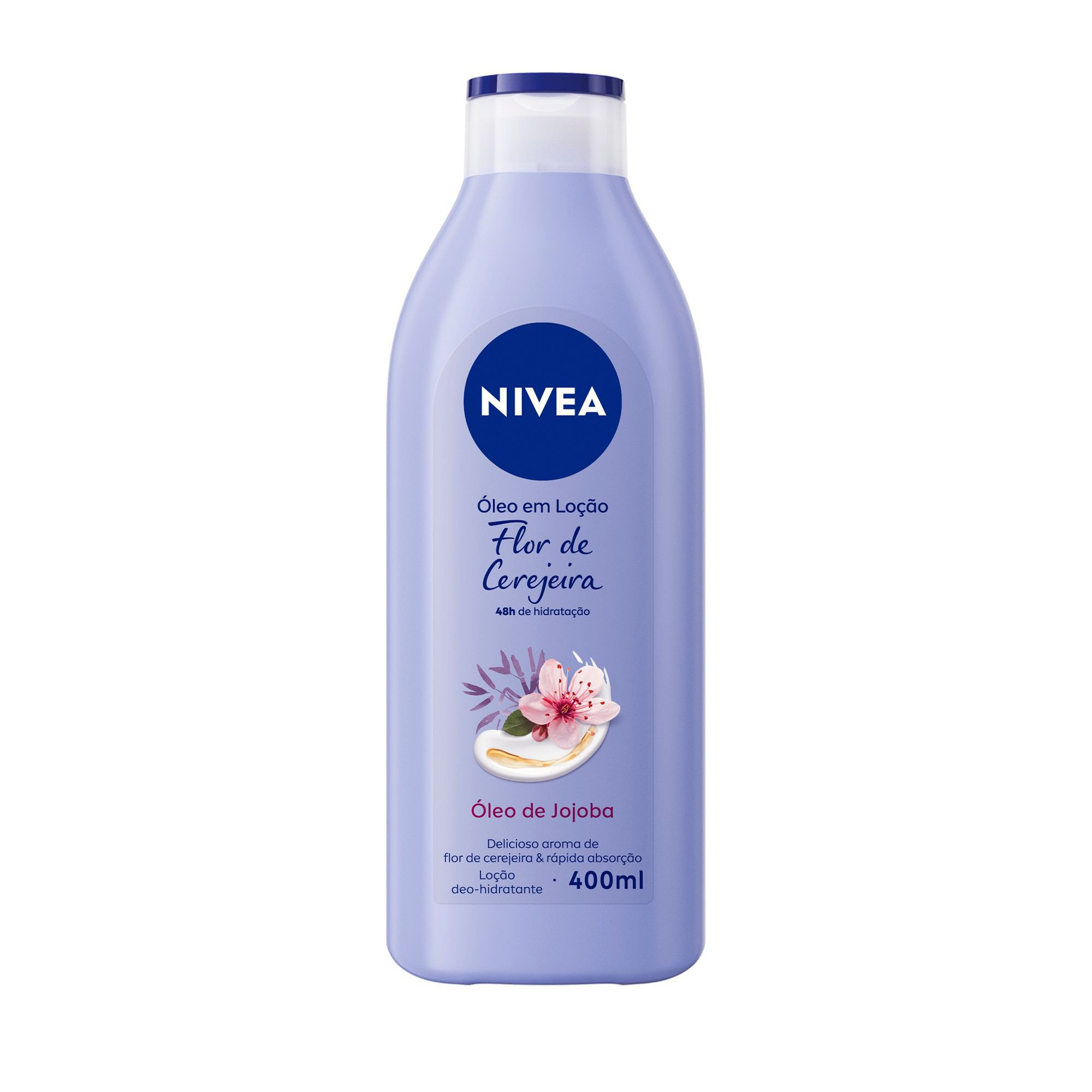 Loção Corporal Nivea Óleos Essenciais Flor de Cerejeira e Óleo de Jojoba 400ml — Nivea | Farmácia Resyla