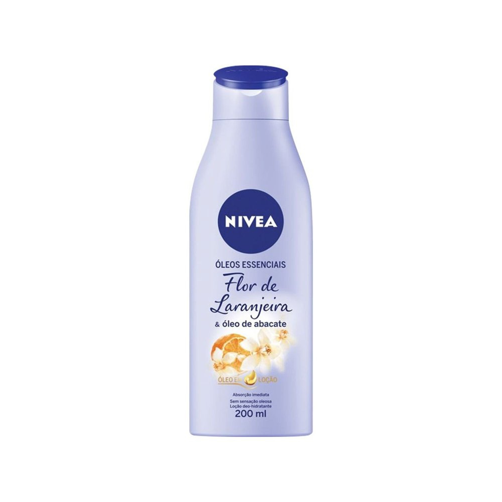Loção Corporal Nivea Óleos Essenciais Hidratante Flor de Laranjeira e Óleo de Abacate 200ml — Nivea | Farmácia Resyla